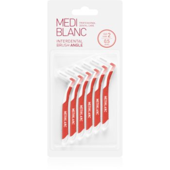 MEDIBLANC Interdental Pick-brush Angle perie interdentara 6 bucati - imagine 2